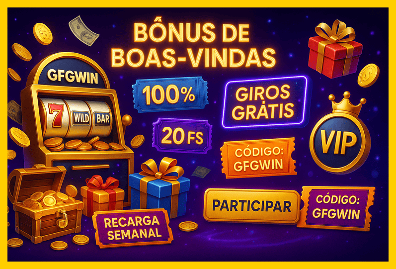 O bônus promocional GFGWIN é uma ótima maneira de começar sua aventura