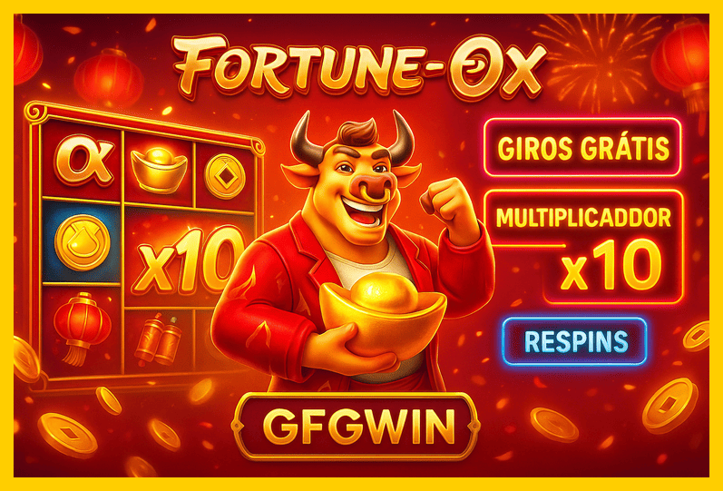 Fortune Ox no GFGWIN - Aposte Agora e Reivindique Seus Ganhos